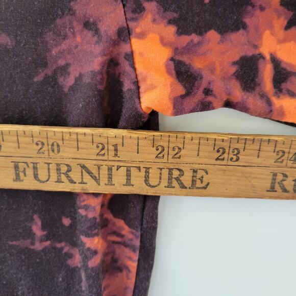 Spooky Vibes Ghost Halloween T Shirt Size L Black Short Sleeve Bleach Dyed Hanes - Picture 4 of 5